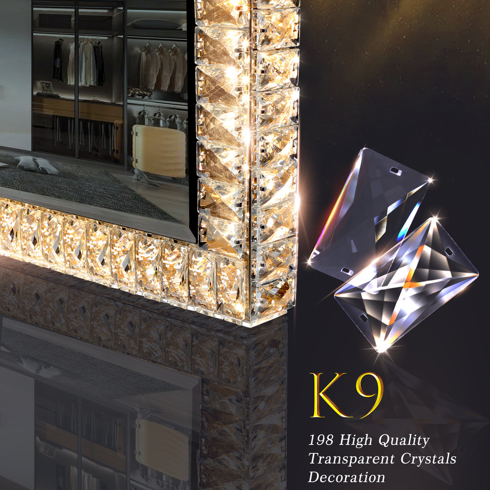 Dimmable LED Crystal Mirror Glow