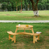 Gather 'Round: Spacious Outdoor Picnic Table Set