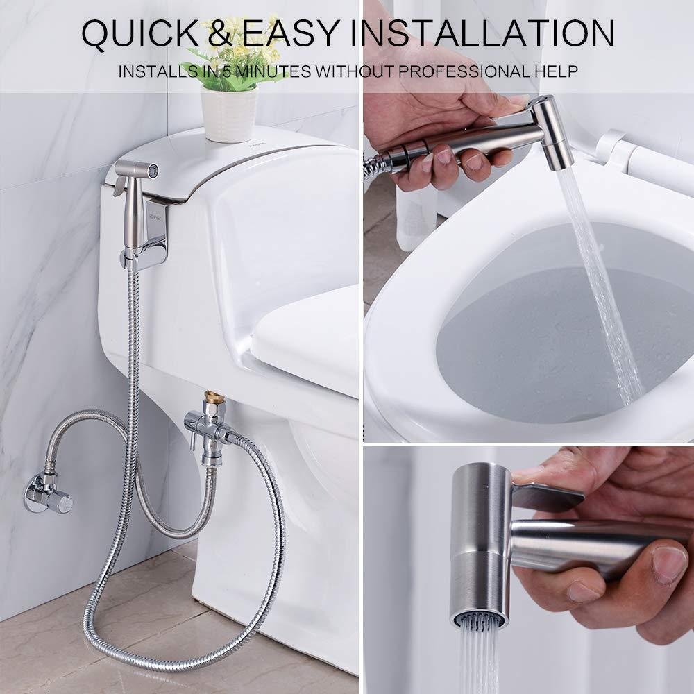 FreshSpray Bidet Kit - Easy Handheld Clean!