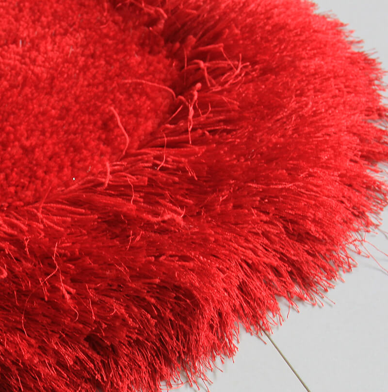 Cozy Heart Shag Rug