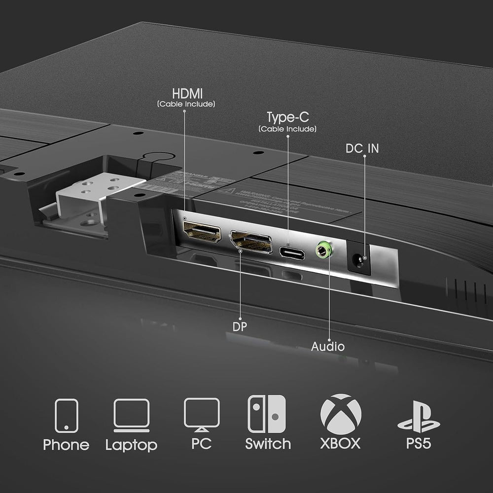 Sansui 27 Full HD Gaming Monitor with USB-C & Built-in Speakers