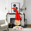 Bendable Fir Holiday Tree with Lights and Santa Hat Style