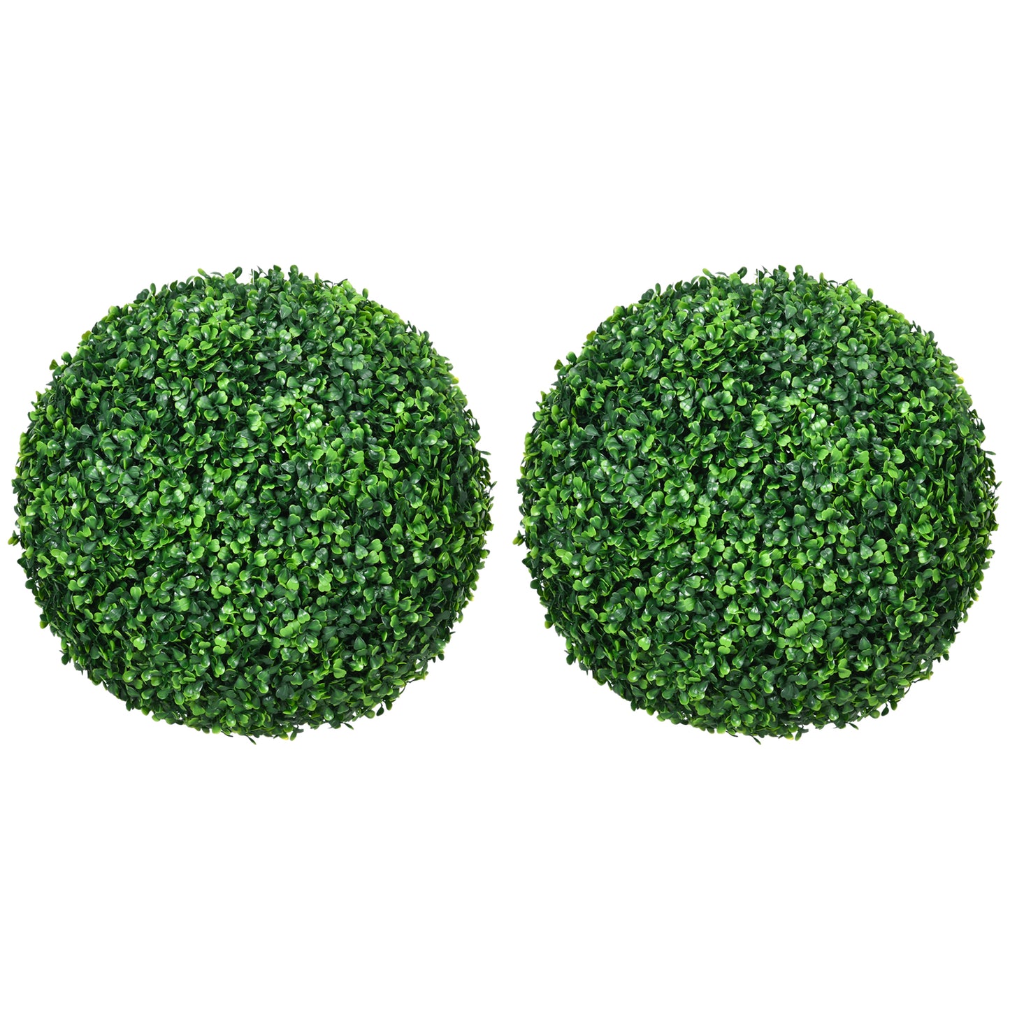 Charming Boxwood Topiary - Set of Two Artificial Greenery Balls