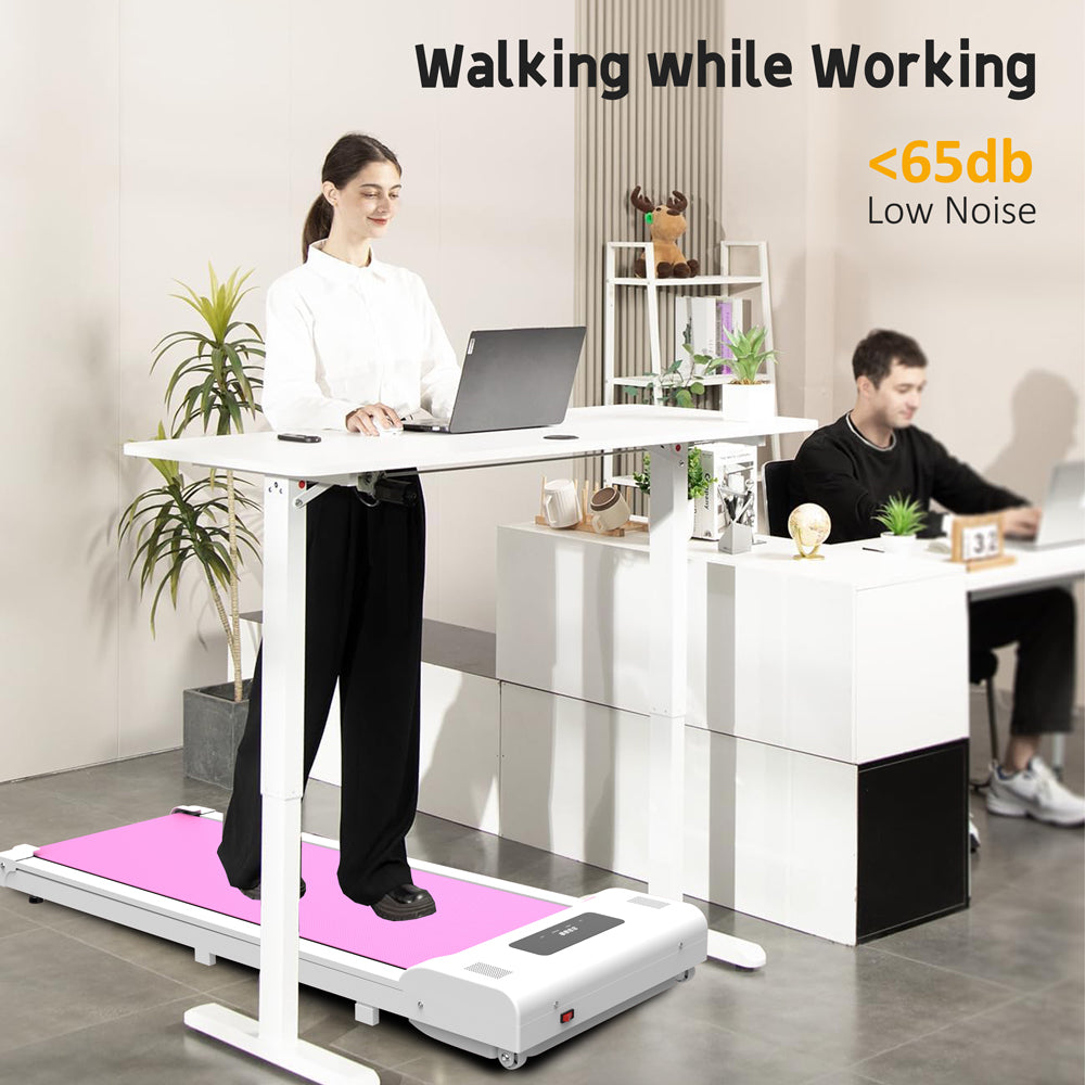 Pink Under Desk Treadmill – Your Portable Walking Companion