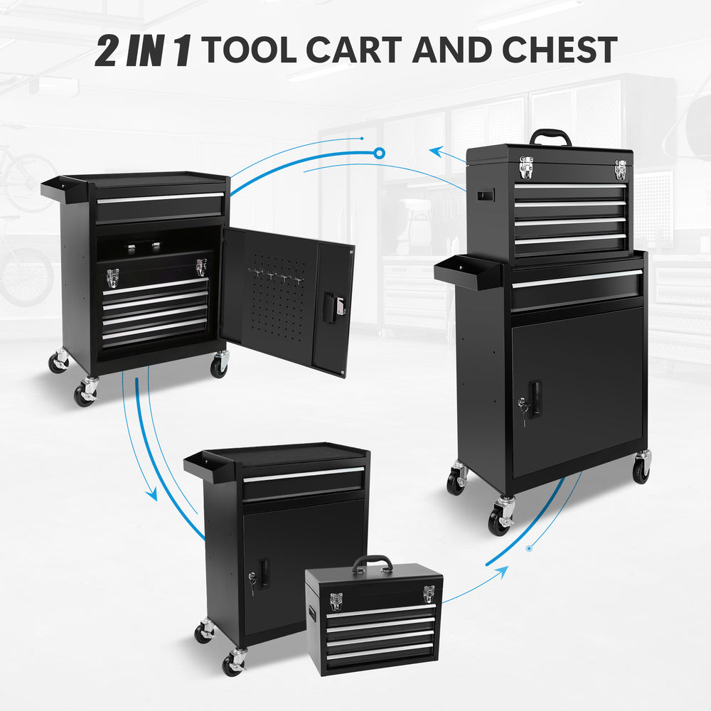 Ultimate Rolling Garage Tool Organizer