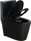 Matte Black Dual-Flush Comfort Toilet