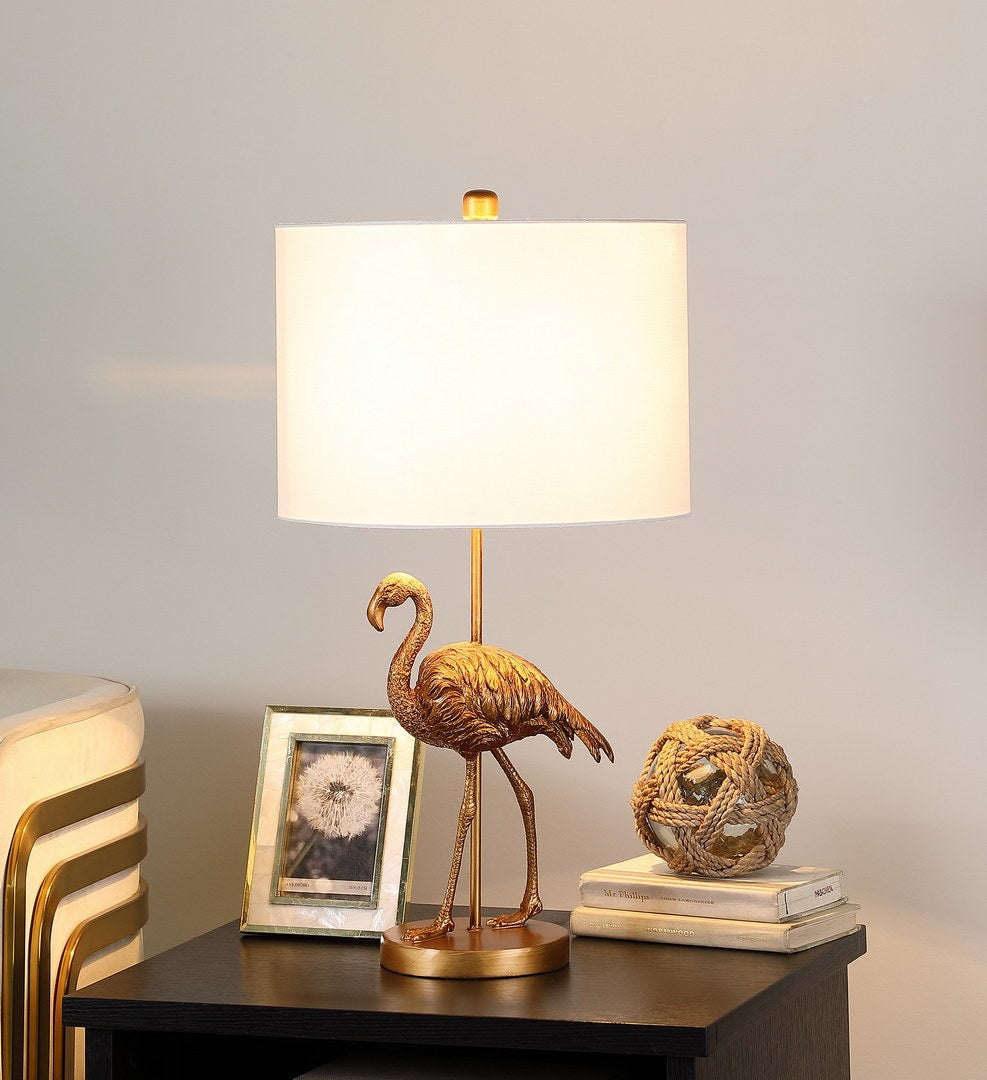 Gold Flamingo Table Lamp