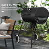 Outsunny Charcoal BBQ Grill - Perfect for Backyard Cookouts!