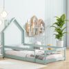 Cozy Green House Bed for Kids