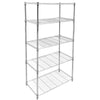 Sturdy Chrome 5-Shelf Storage Rack