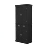 Chic Pantry Cabinet with Custom Shelves