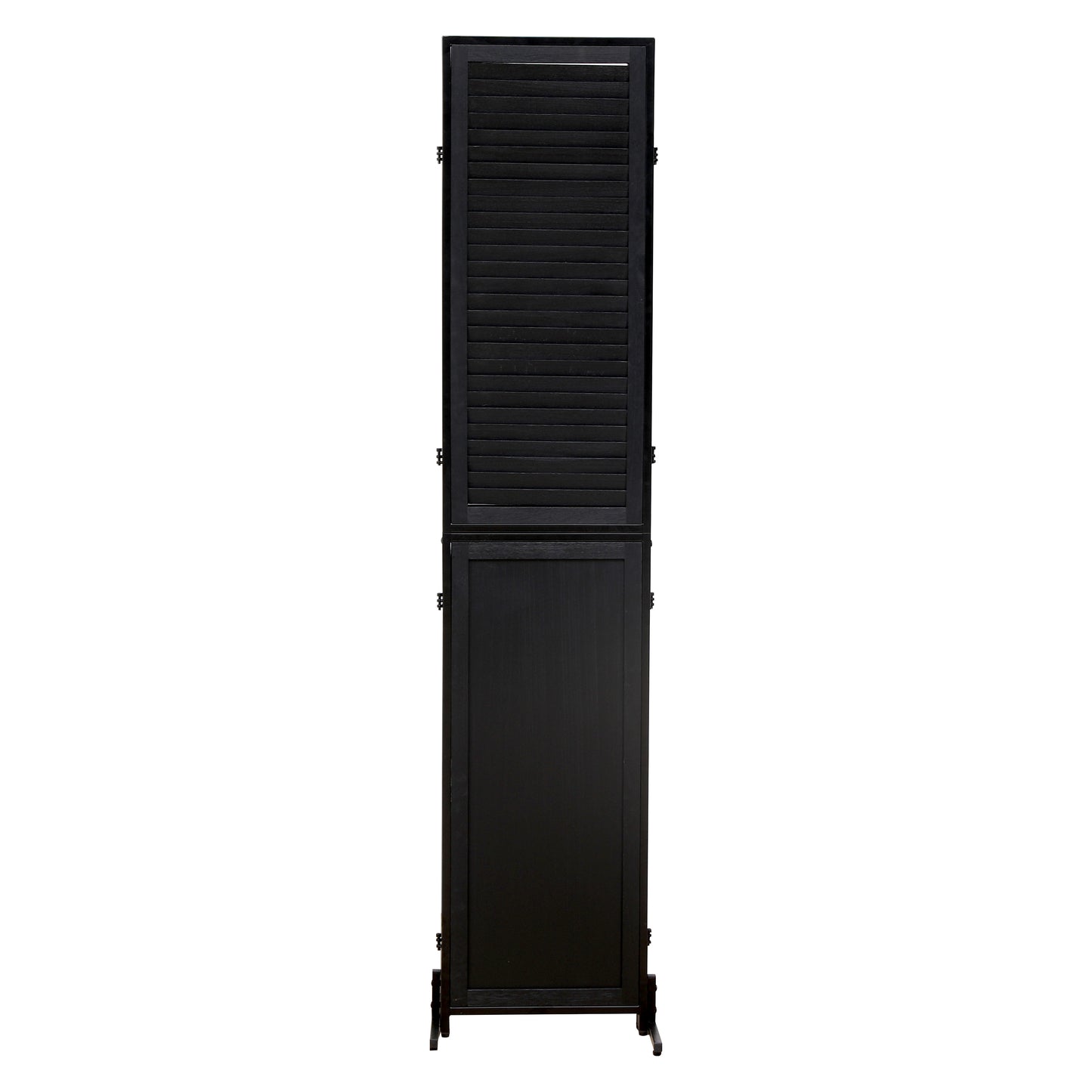 Chic Black Folding Room Divider