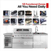 Ultimate Outdoor Grill & Chill Kitchen