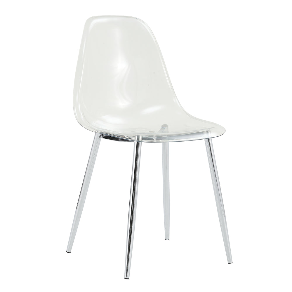 Clear Comfort Chairs - Set of Four