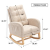 Cozy Rocking Chair with Footrest