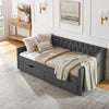 Chic Twin Daybed with Storage Drawers