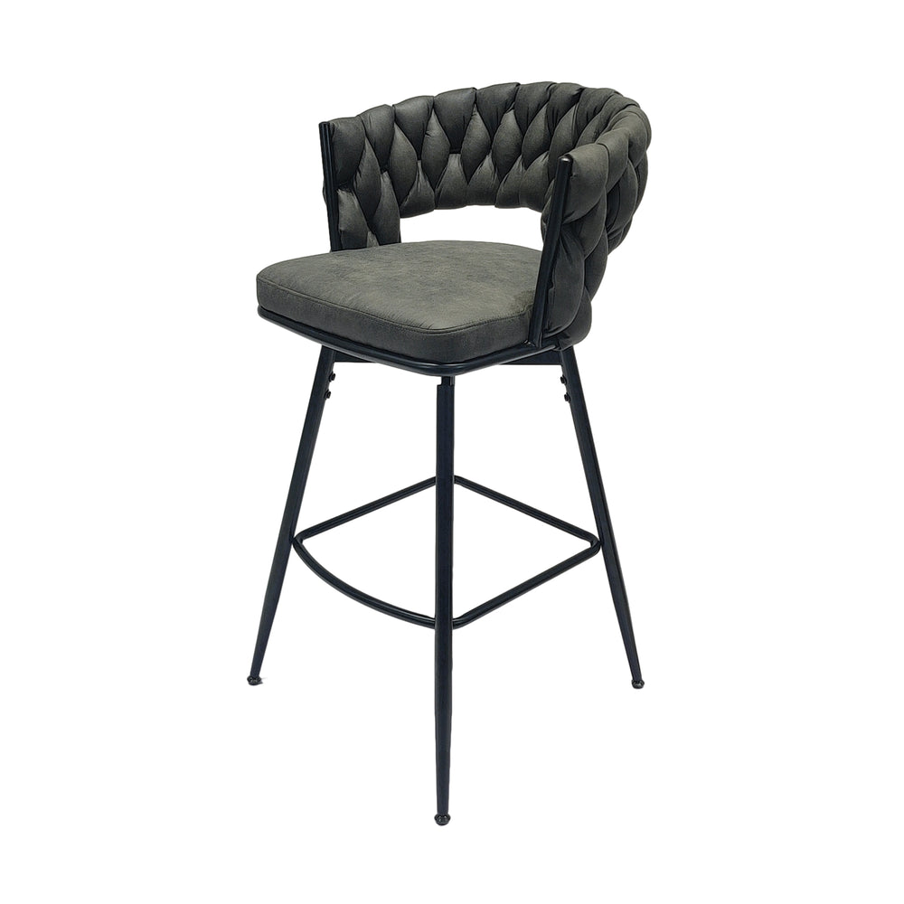 Chic Tan Swivel Bar Stool Set