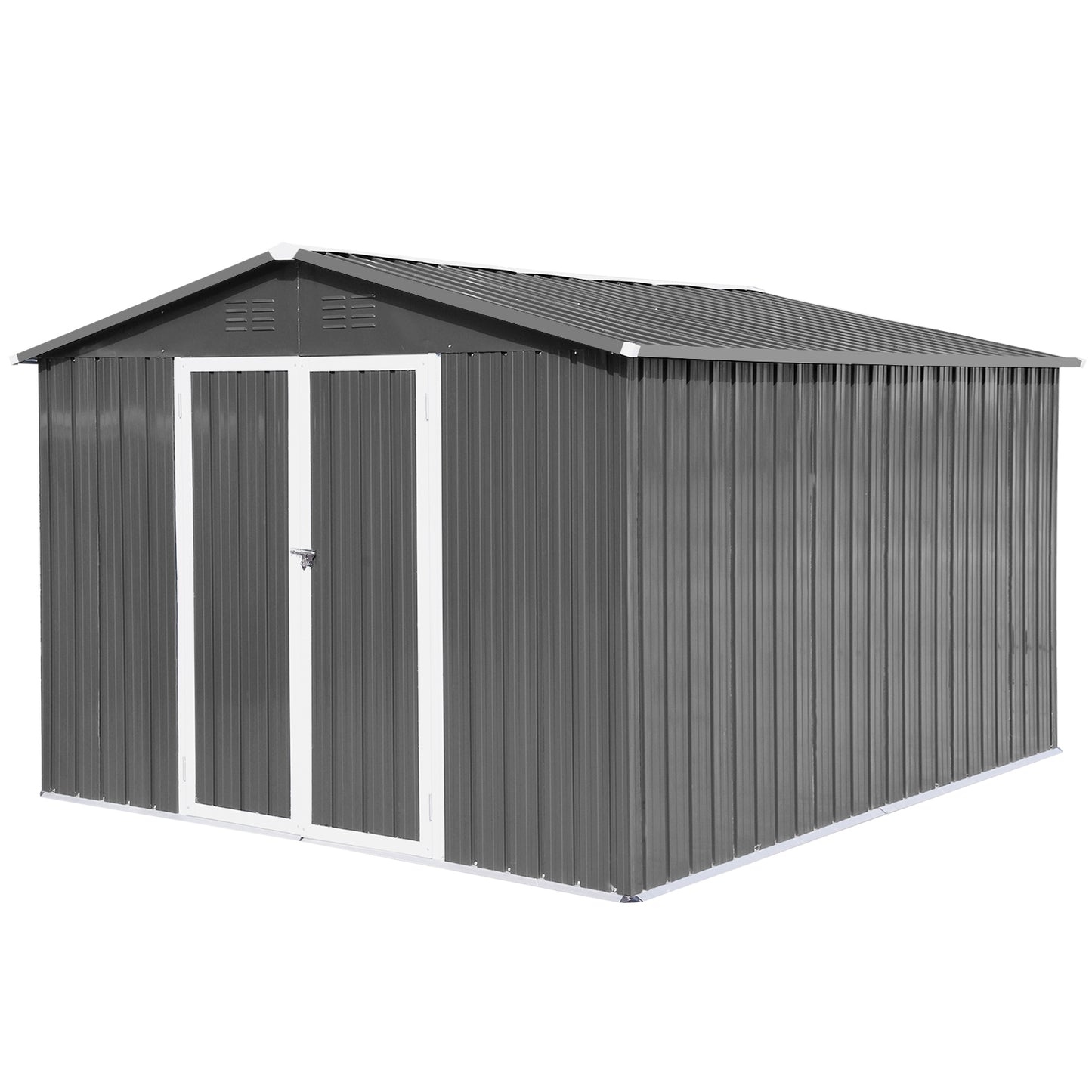 Stylish Grey Outdoor Garden Shed