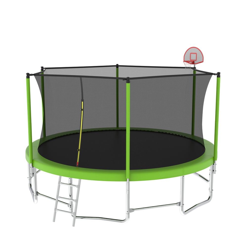 JoyJump Trampoline with Safety Net for Kids