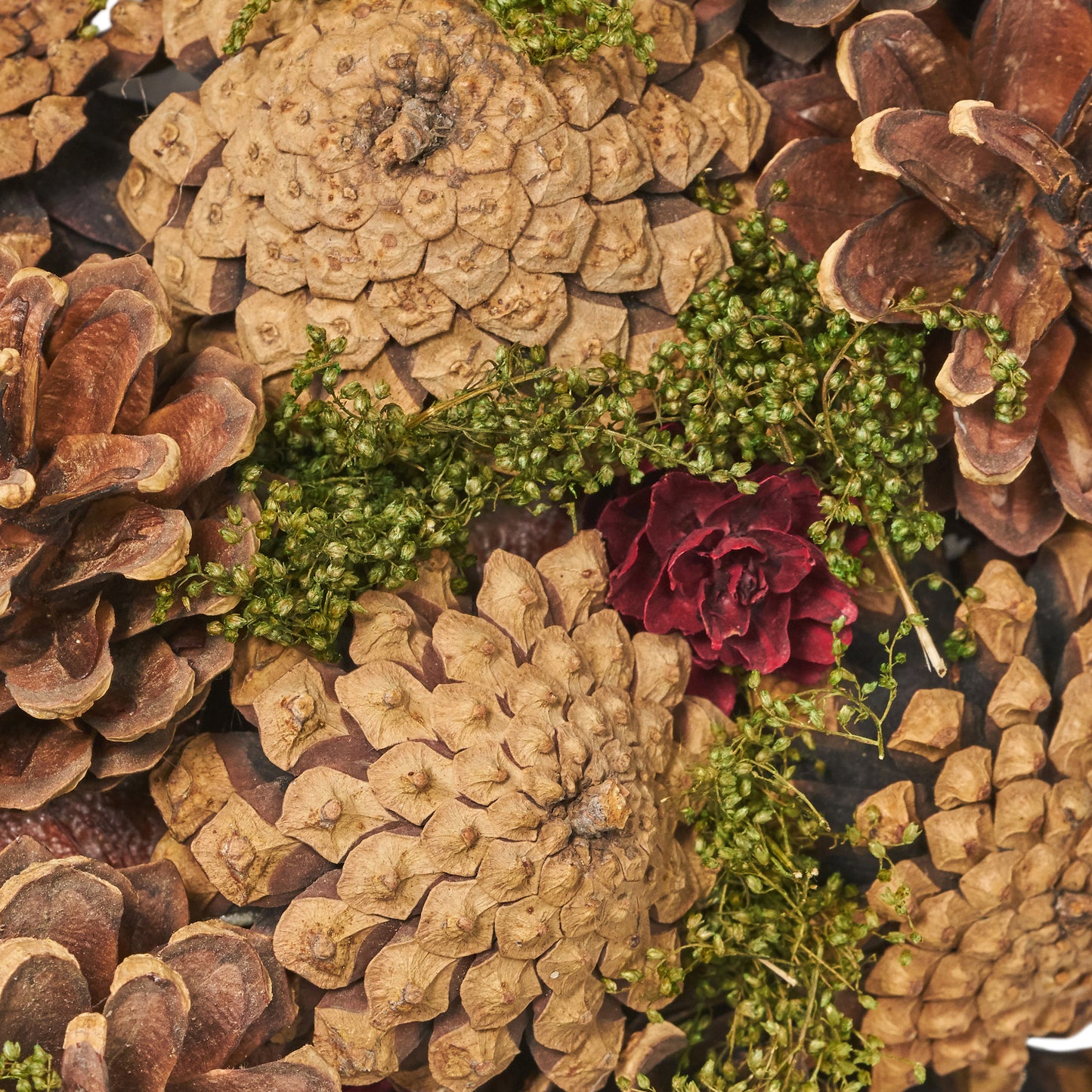 Natural Pine Cone Wreath