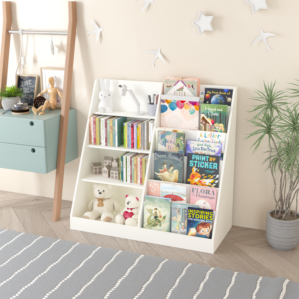 Fun & Tidy Kids Book and Toy Organizer