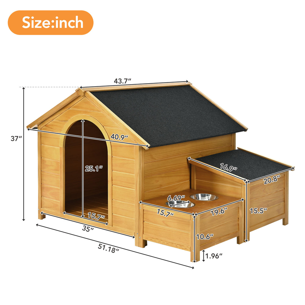 Cozy Cabin Dog House for Large Breeds