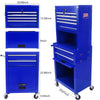 Blue Rolling Tool Chest with 6 Drawers