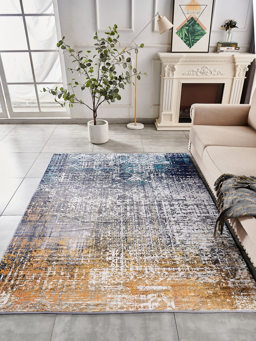 Soft Touch Abstract Area Rug