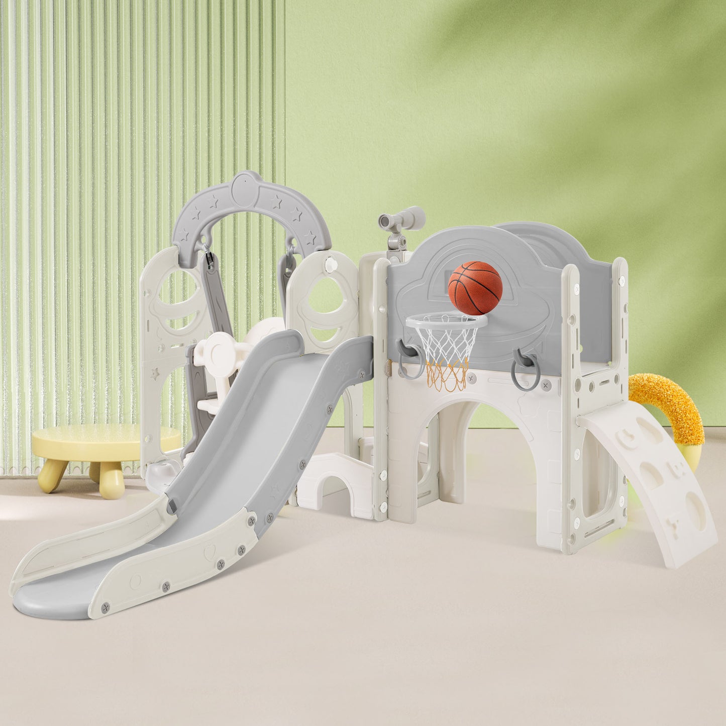 Ultimate Kids Playset: Slide, Swing, and Climb Fun!