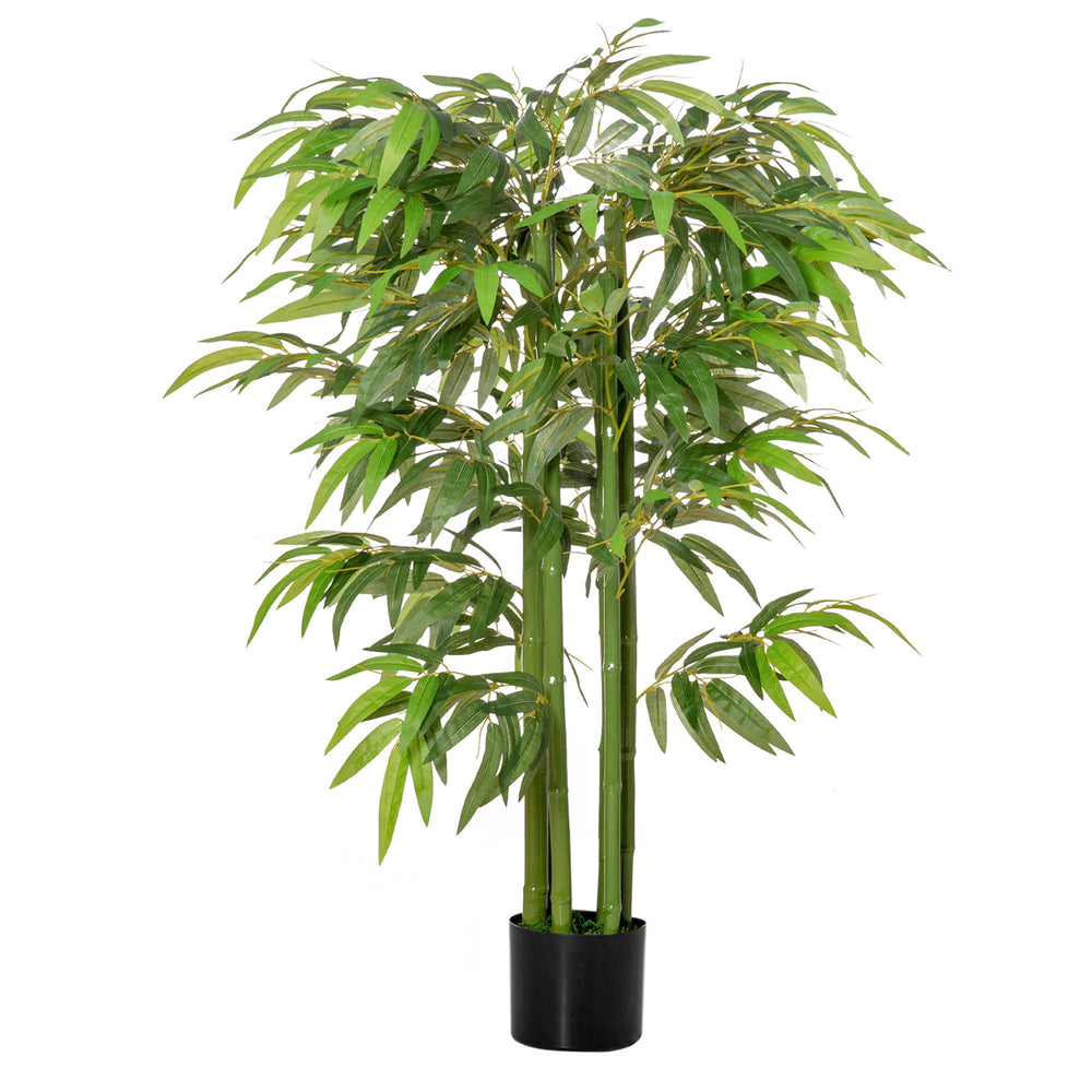 Bamboo Bliss: Charming Faux Plant for Home & Garden