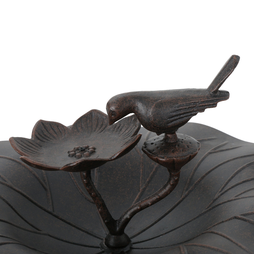 Bronze Elegance Bird Bath