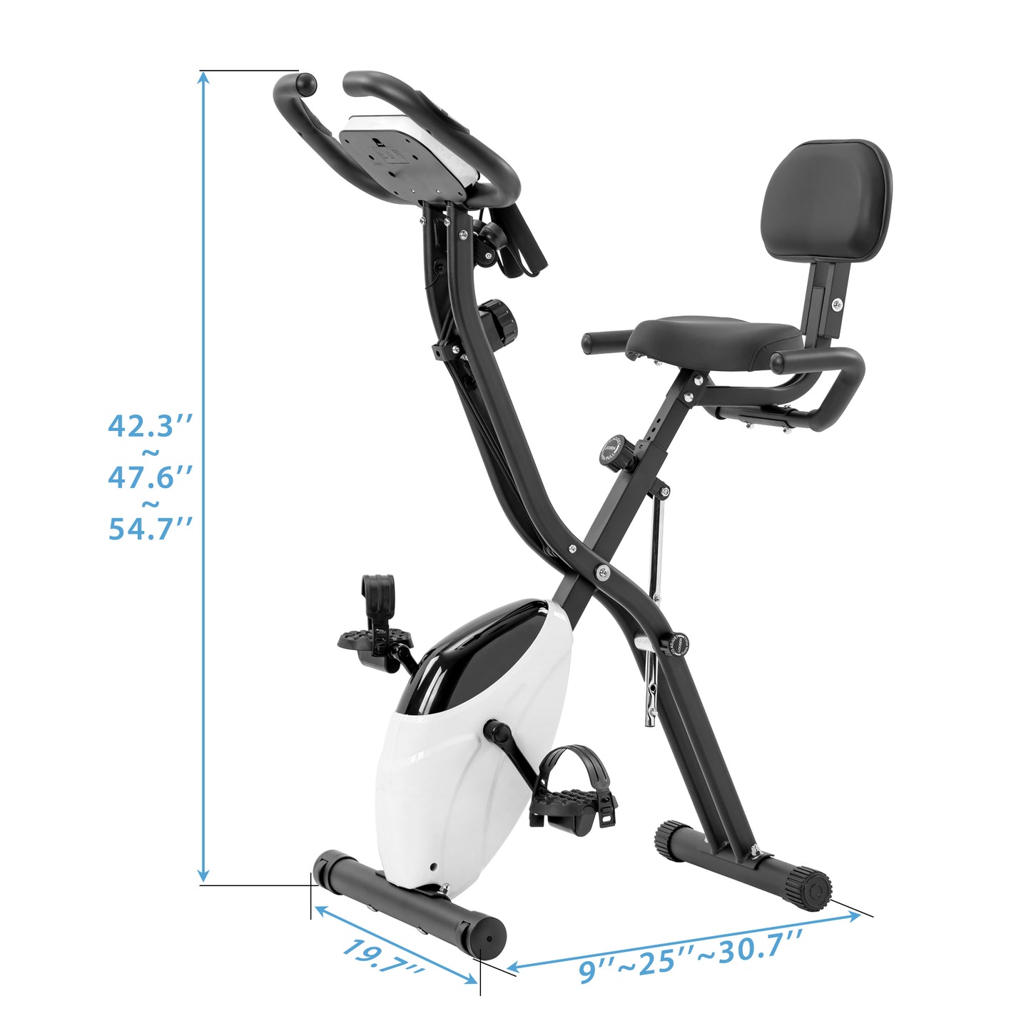 FitFold Flex Bike: Dual-Mode Workout with Adjustable Resistance