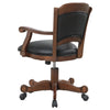 Tobacco Chic Game Chair with Wheels