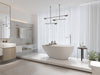 Luxury Soaking Tub in Matte White