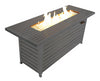 Cozy Mocha Fire Pit Table - Perfect for Outdoor Gatherings!