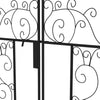 Charming Garden Arch with Gate - Perfect for Climbing Plants & Weddings