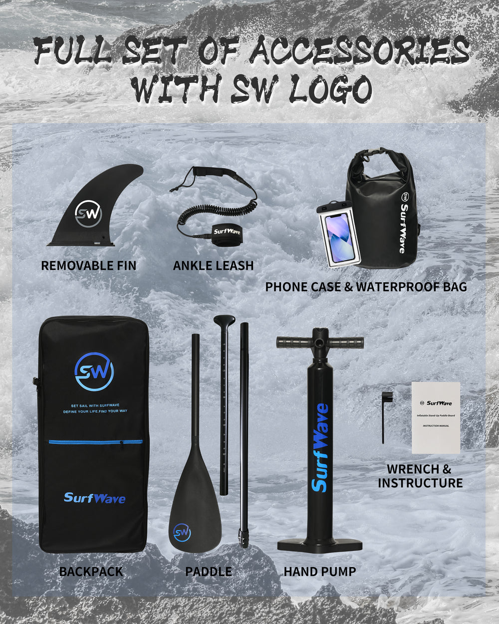 Ultimate Inflatable Paddle Board with Accessories