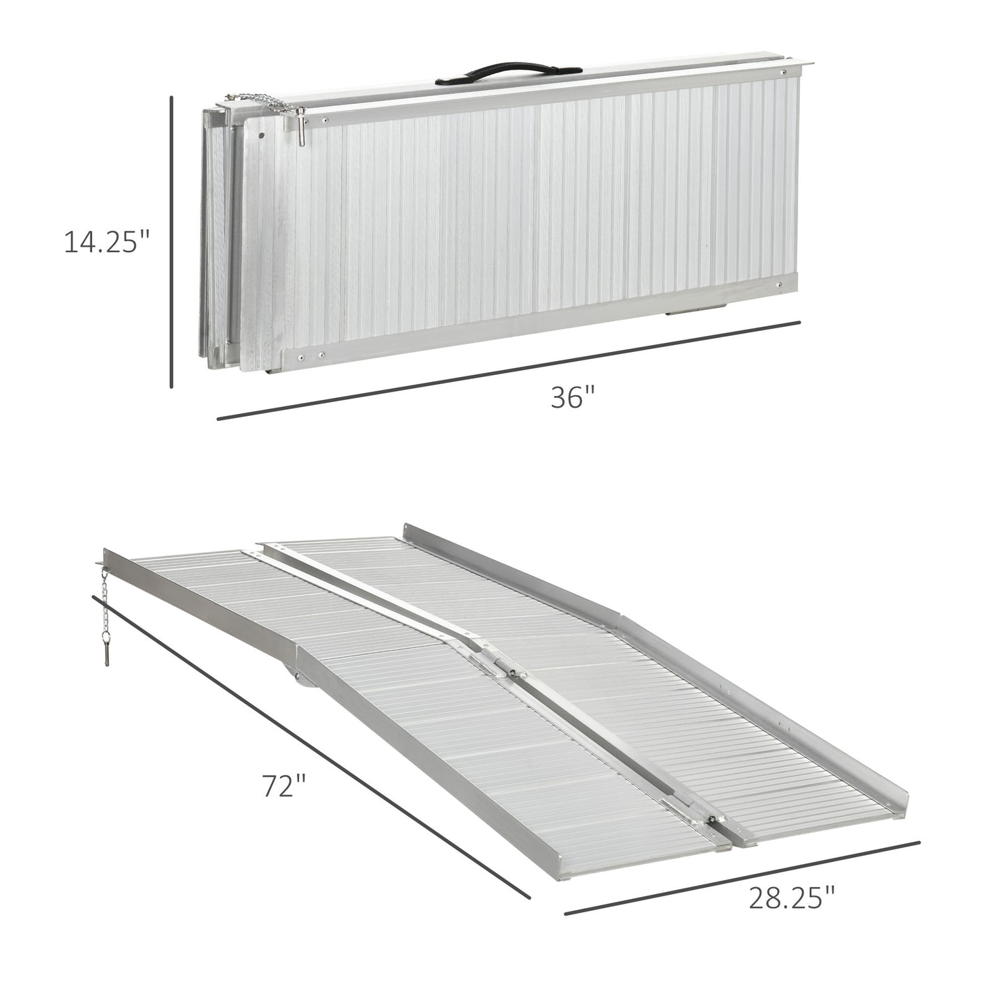 EasyFold Aluminum Wheelchair Ramp