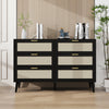 Chic Black Wooden Dresser