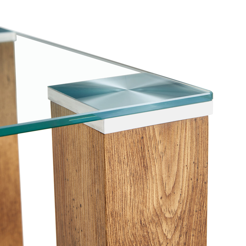 Elegant Glass Coffee Table - Chic & Durable Design