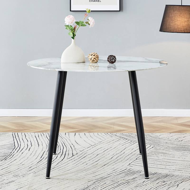 Marble Chic Round Dining Table