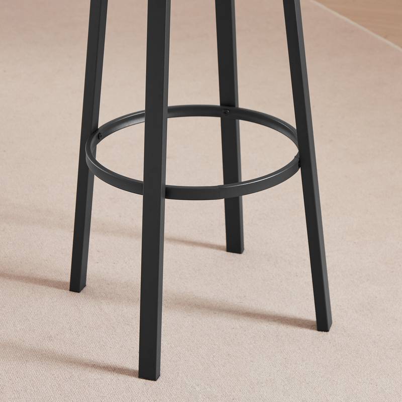 Rustic Swivel Bar Stools – Set of Two