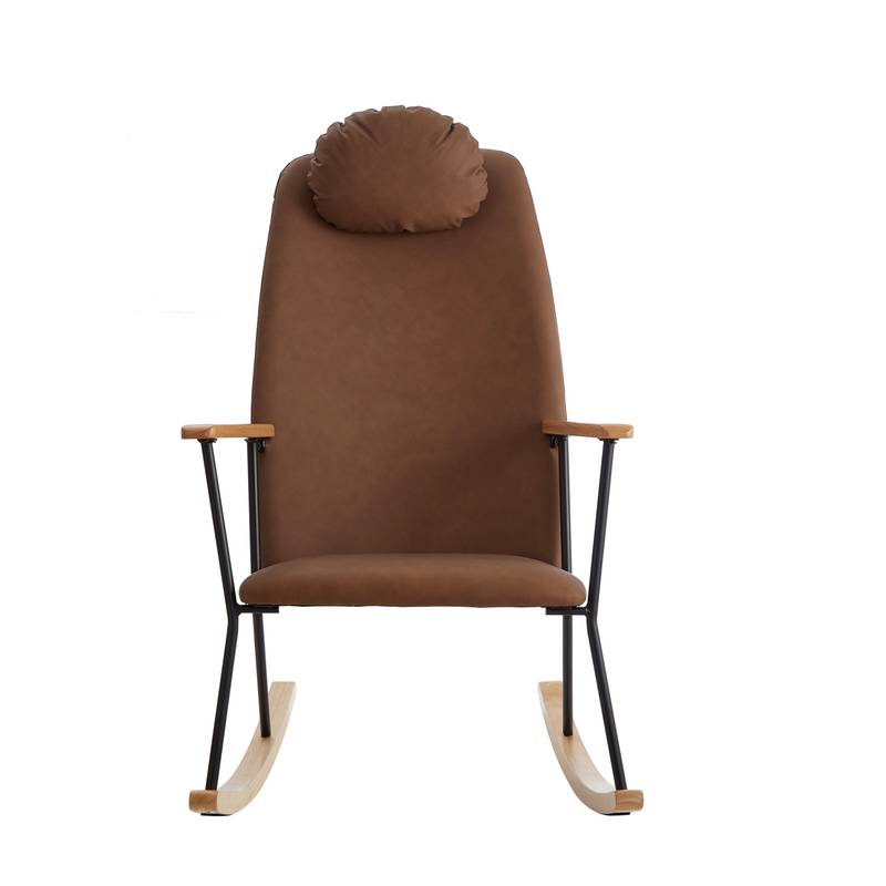 Cozy Rocking Chair with Adjustable Headrest