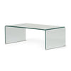 Sleek Tempered Glass Coffee Table