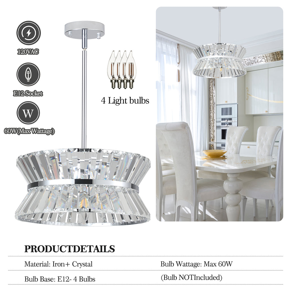 Elegant Crystal Round Chandelier for Luxe Living Spaces