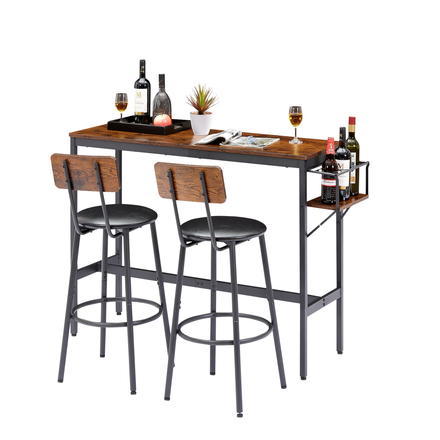 Rustic Wine Bar Table Set