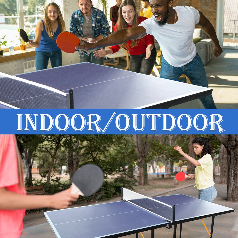 Portable Ping Pong Table Set - Perfect for Indoor & Outdoor Fun!