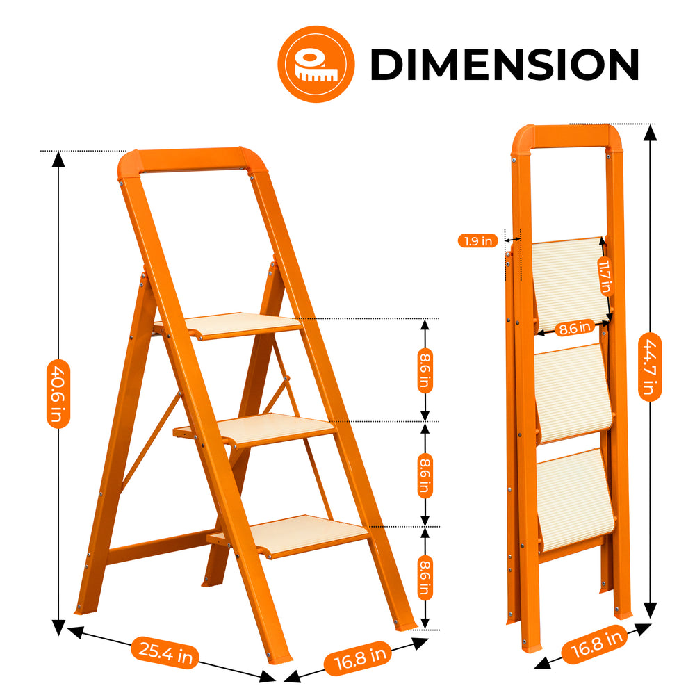 Sure-Step Folding Ladder: Safe and Sturdy for Any Home!