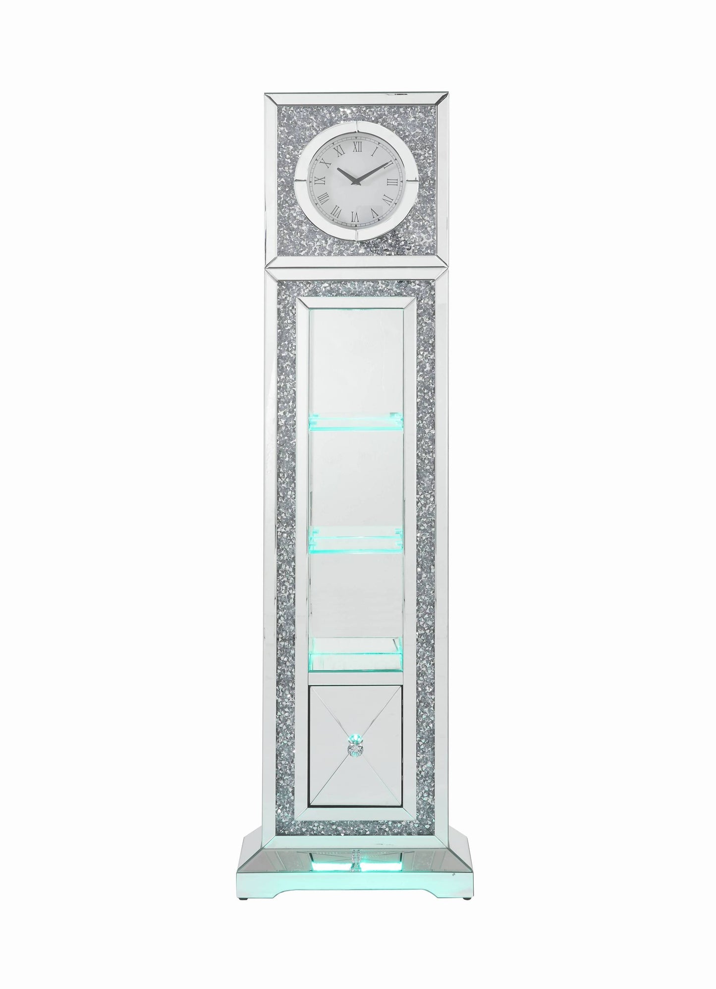 Shimmering Elegance Grandfather Clock