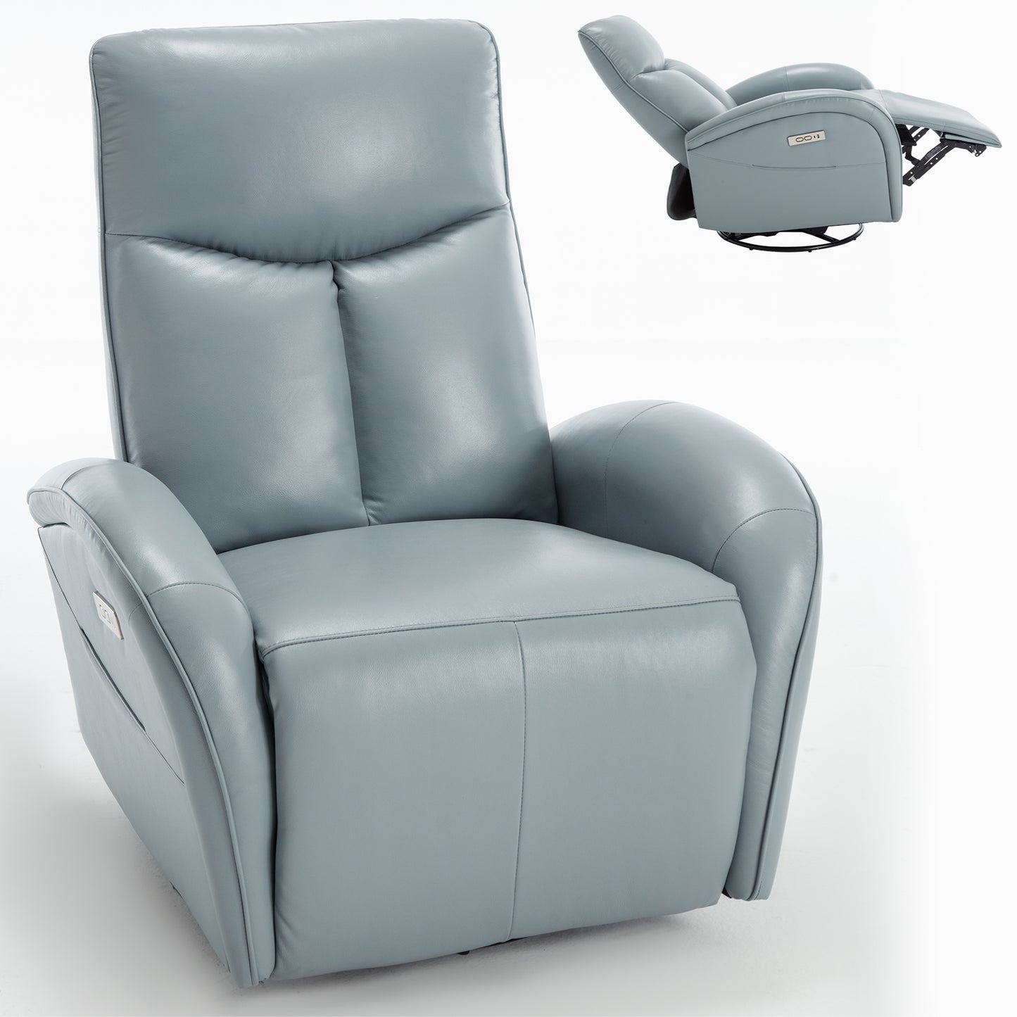 Ultimate Comfort Swivel Recliner with USB Charging